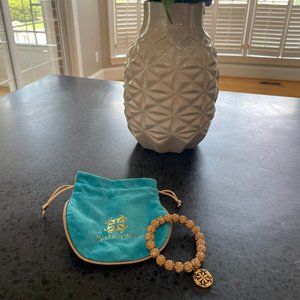 Rustic Cuff Emerson Gold Bead Bracelet